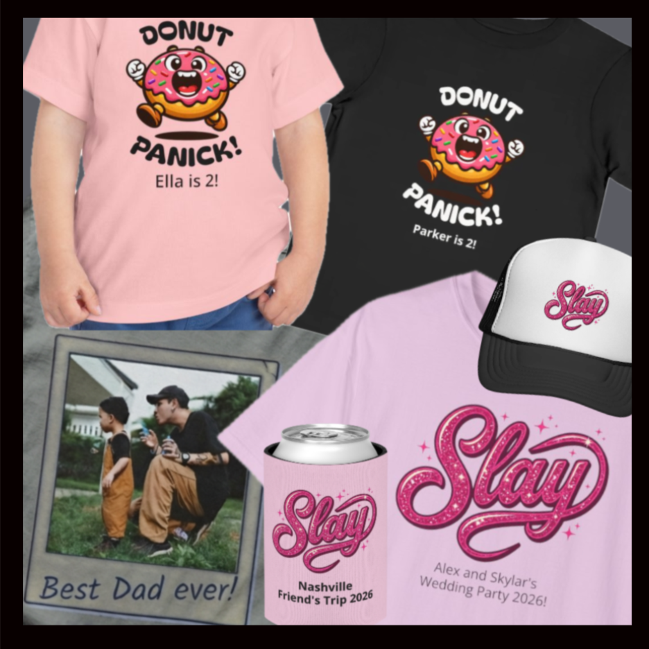 Customizable and Personalizable Products!