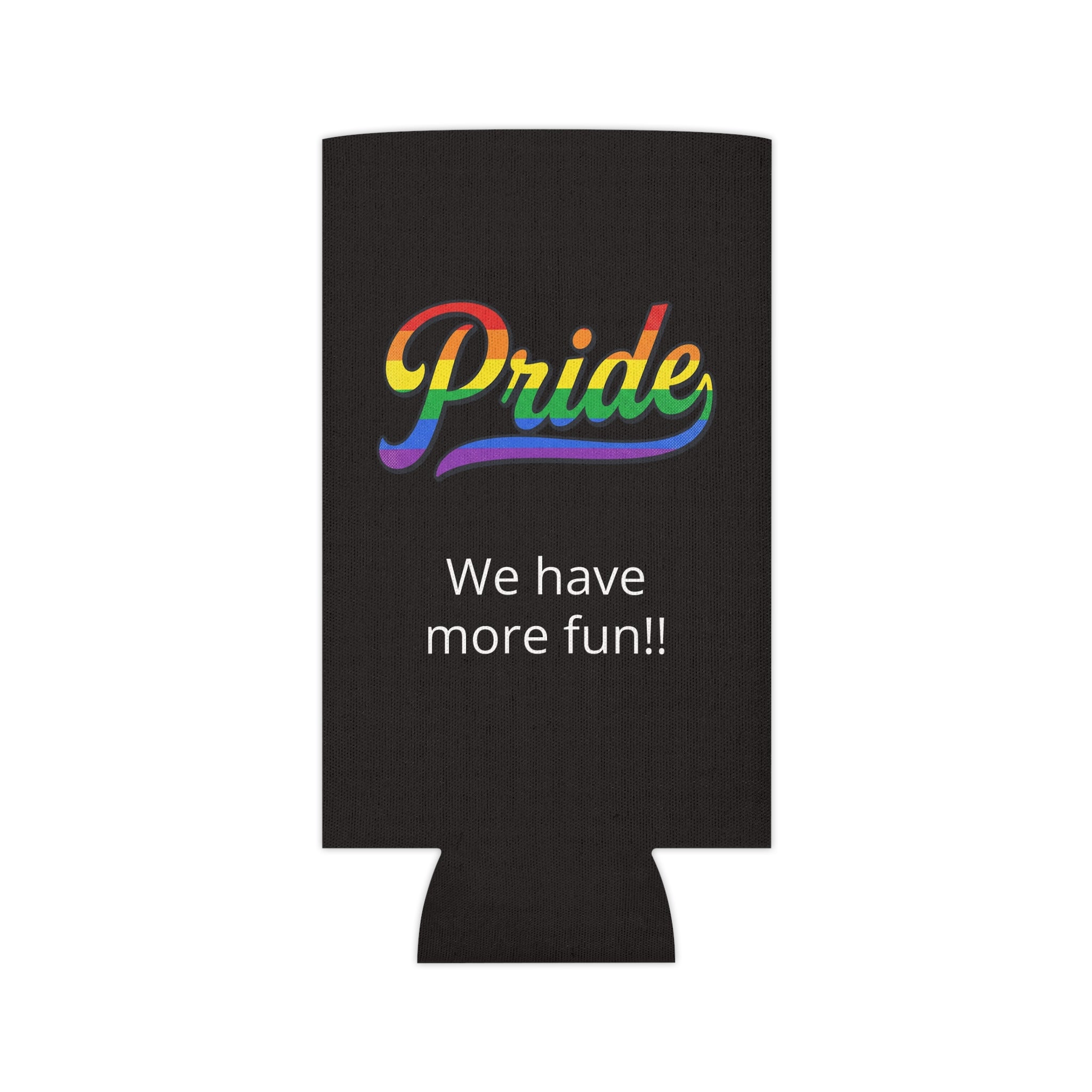 Can Cooler - Customizable "Pride" Rainbow Can Koozie