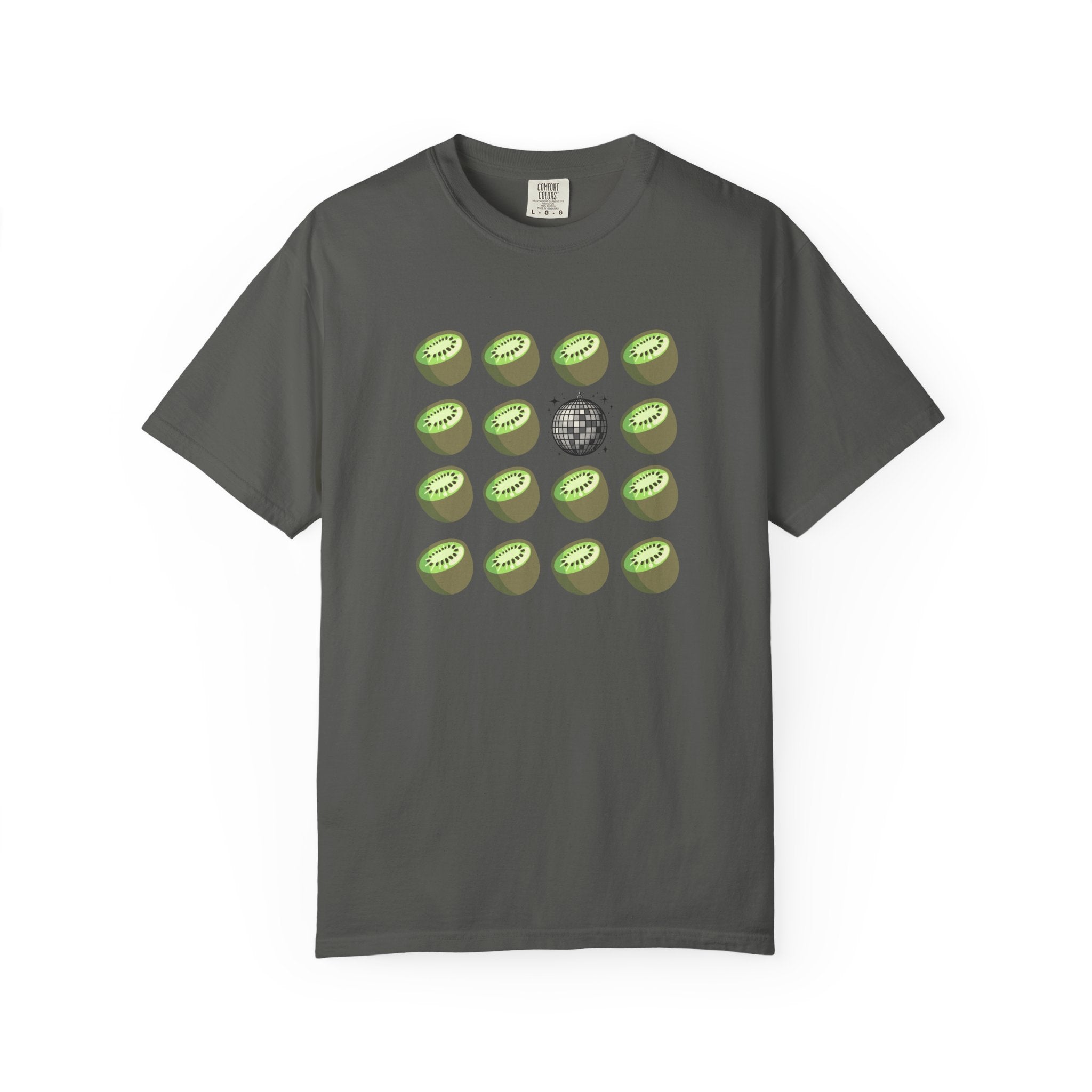 Kiwi All The Time Disco T-Shirt — Pop Art Fruit Design