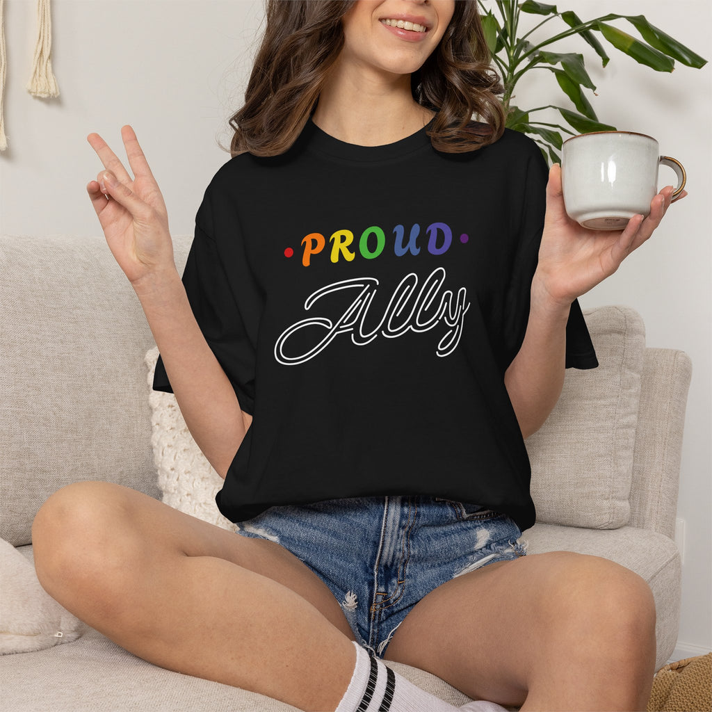 Proud Ally T-Shirt — Rainbow Pride Friend Tee