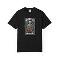 The Dad Skeleton Playing Guitar T-shirt | Tarot Style Illustration, Folk Art