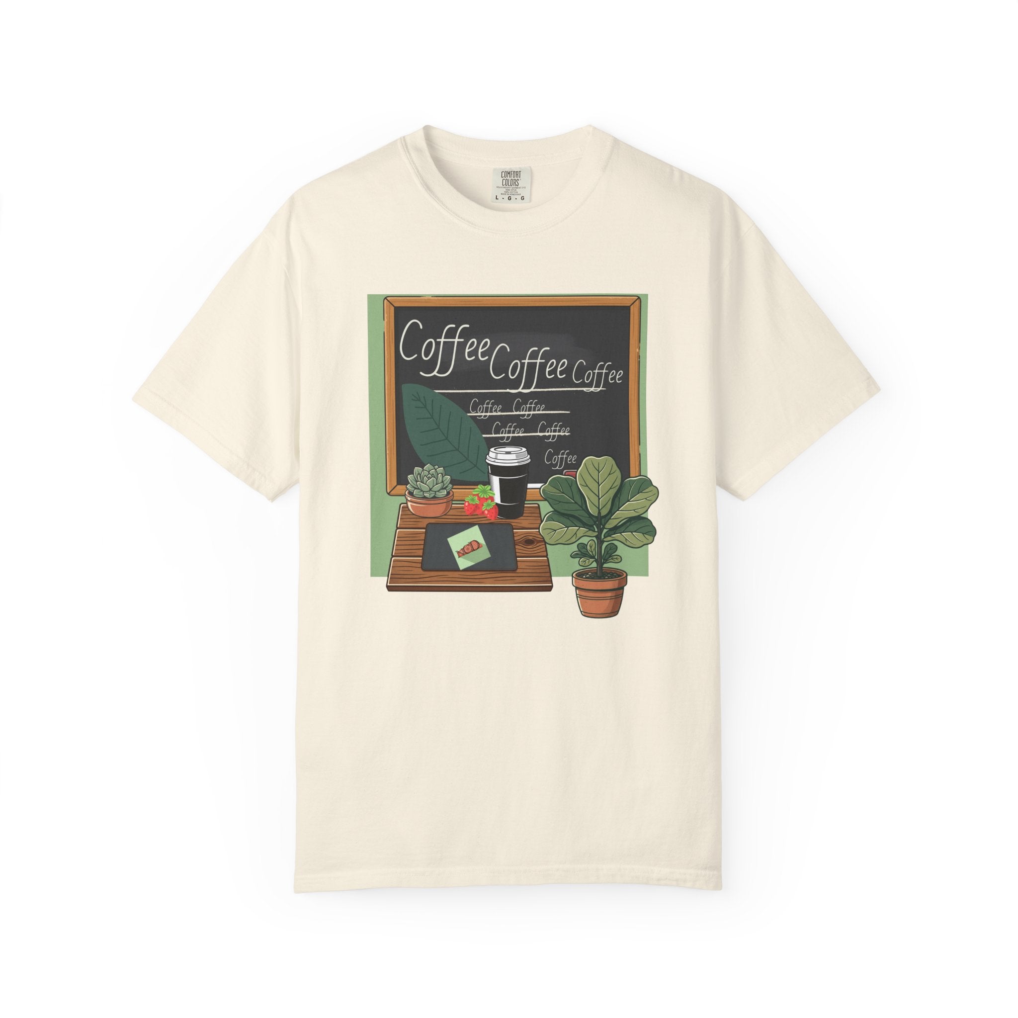 Coffee Shop Chalkboard Teacher T‑Shirt — Cozy Café Design