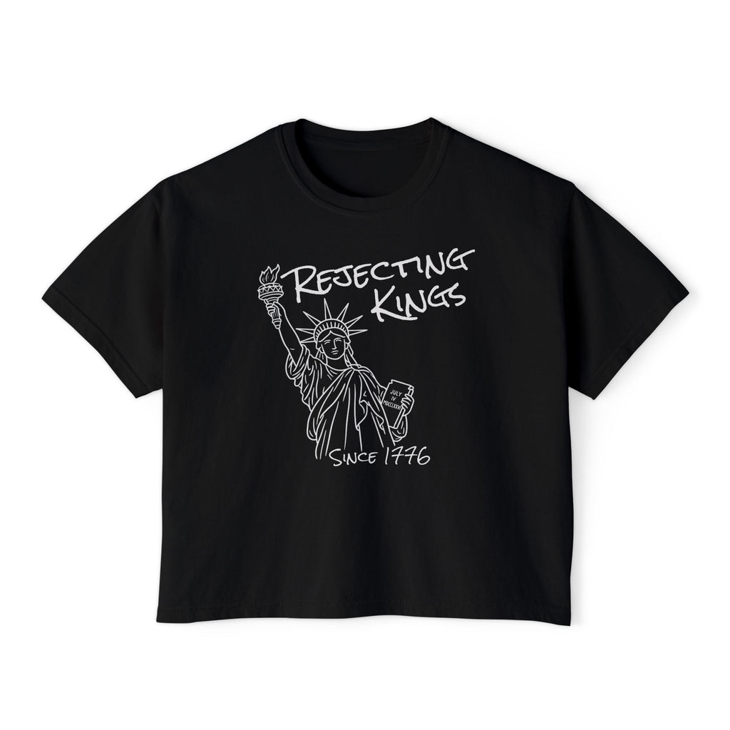 Graphic Tee — "Rejecting Kings Since 1776" Statue of Liberty Shirt
