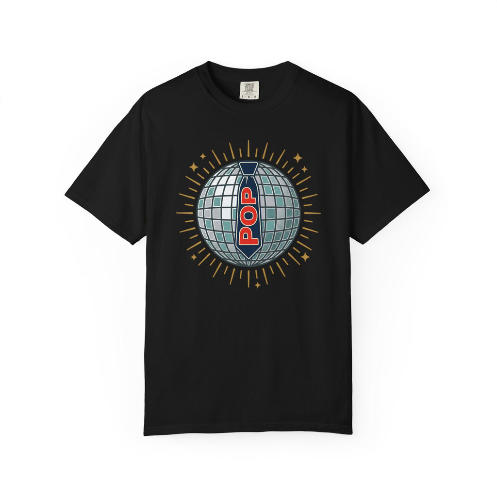 Retro Disco Mirrorball POP T-Shirt | Disco Concert Tee