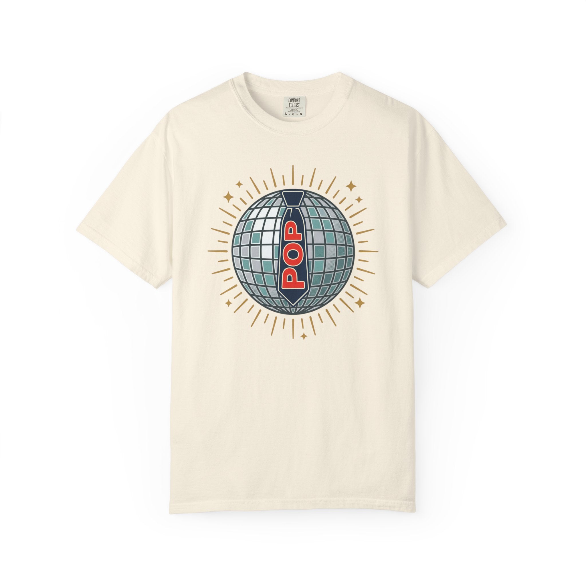Retro Disco Mirrorball POP T-Shirt | Disco Concert Tee