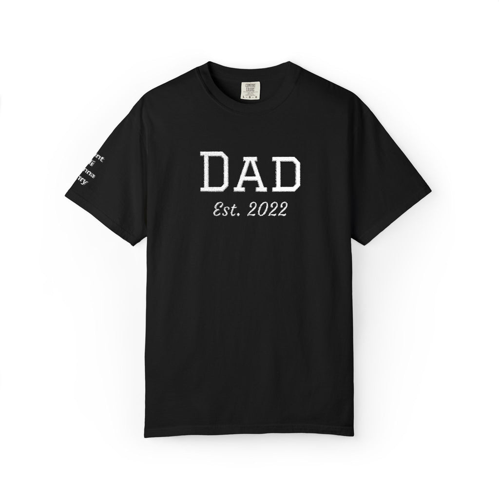 Personalized Dad T-Shirt -- Customize with Year and Names