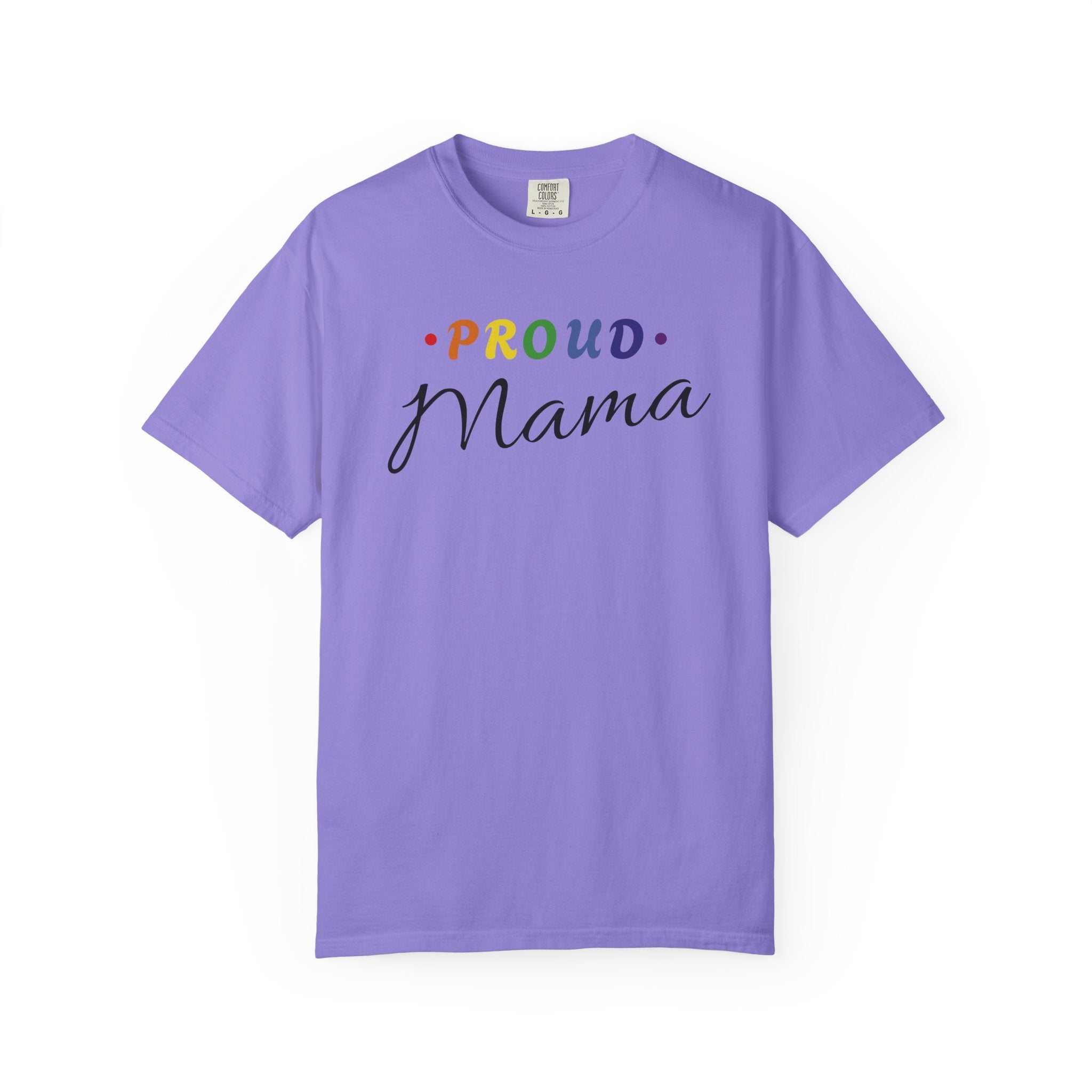 Proud Mama T-Shirt — Rainbow Pride Mom Tee