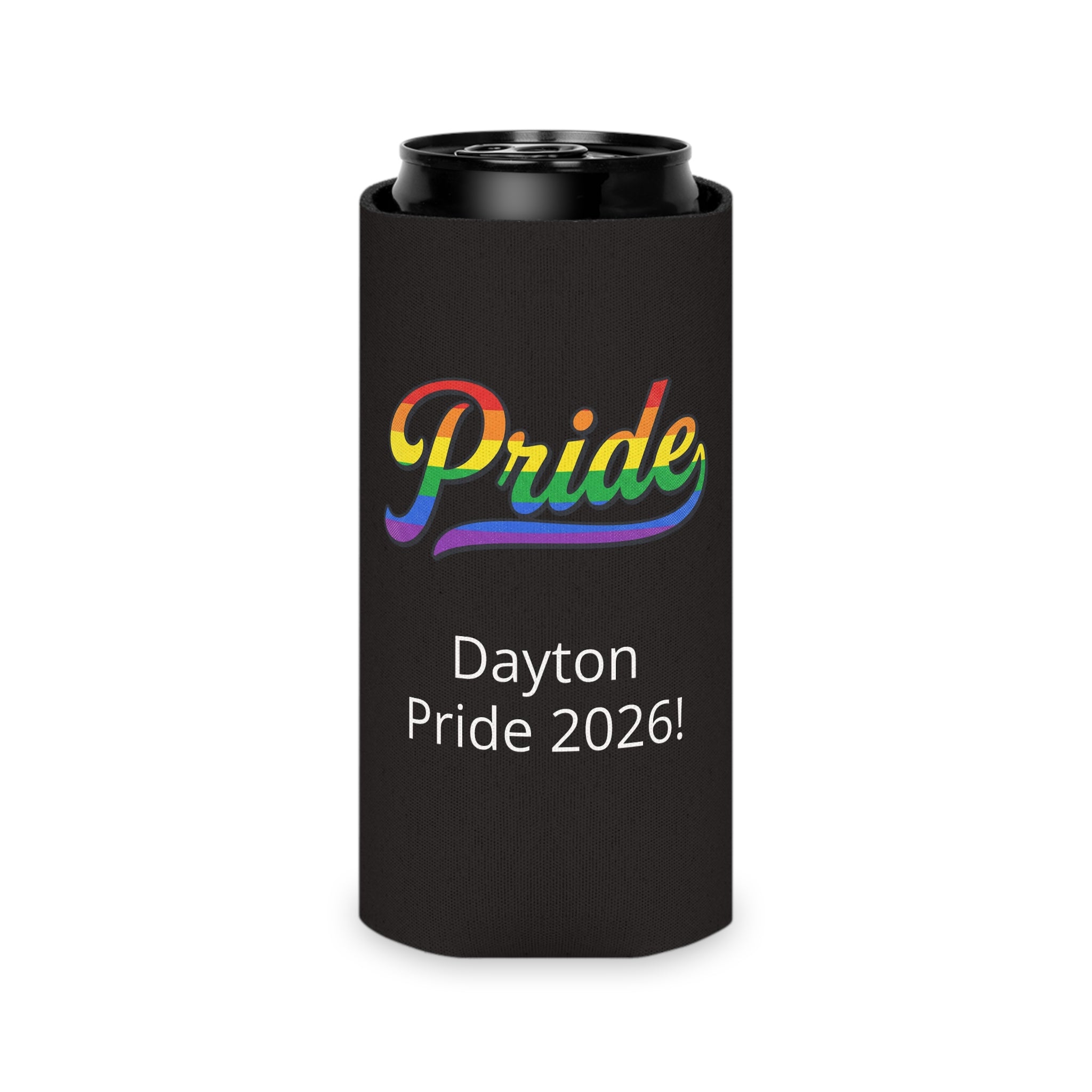 Can Cooler - Customizable "Pride" Rainbow Can Koozie