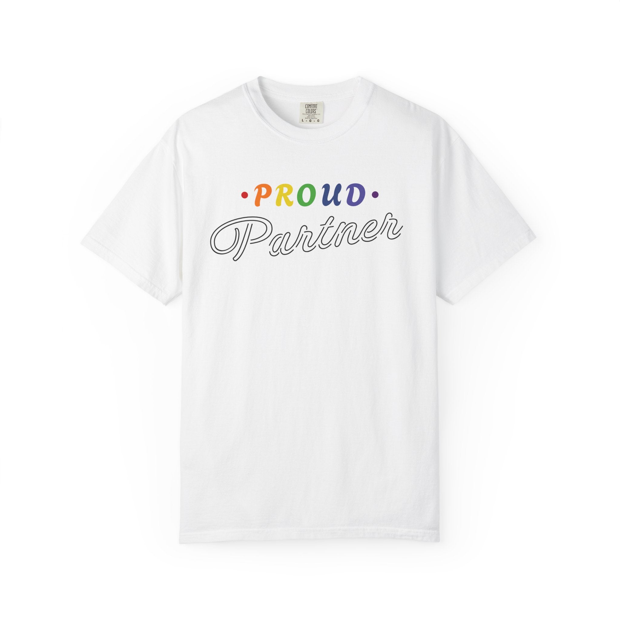 Proud Partner T-Shirt — Rainbow Pride Tee