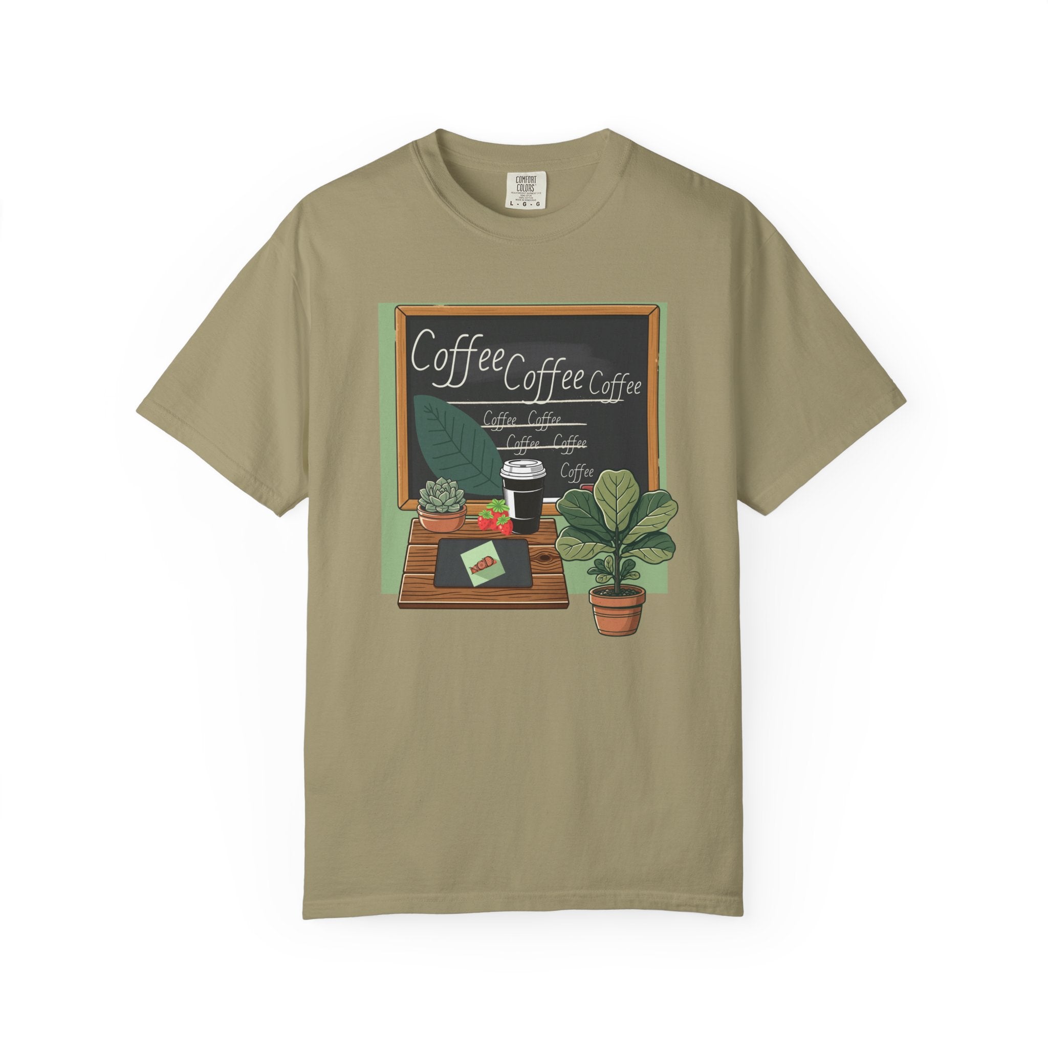 Coffee Shop Chalkboard Teacher T‑Shirt — Cozy Café Design