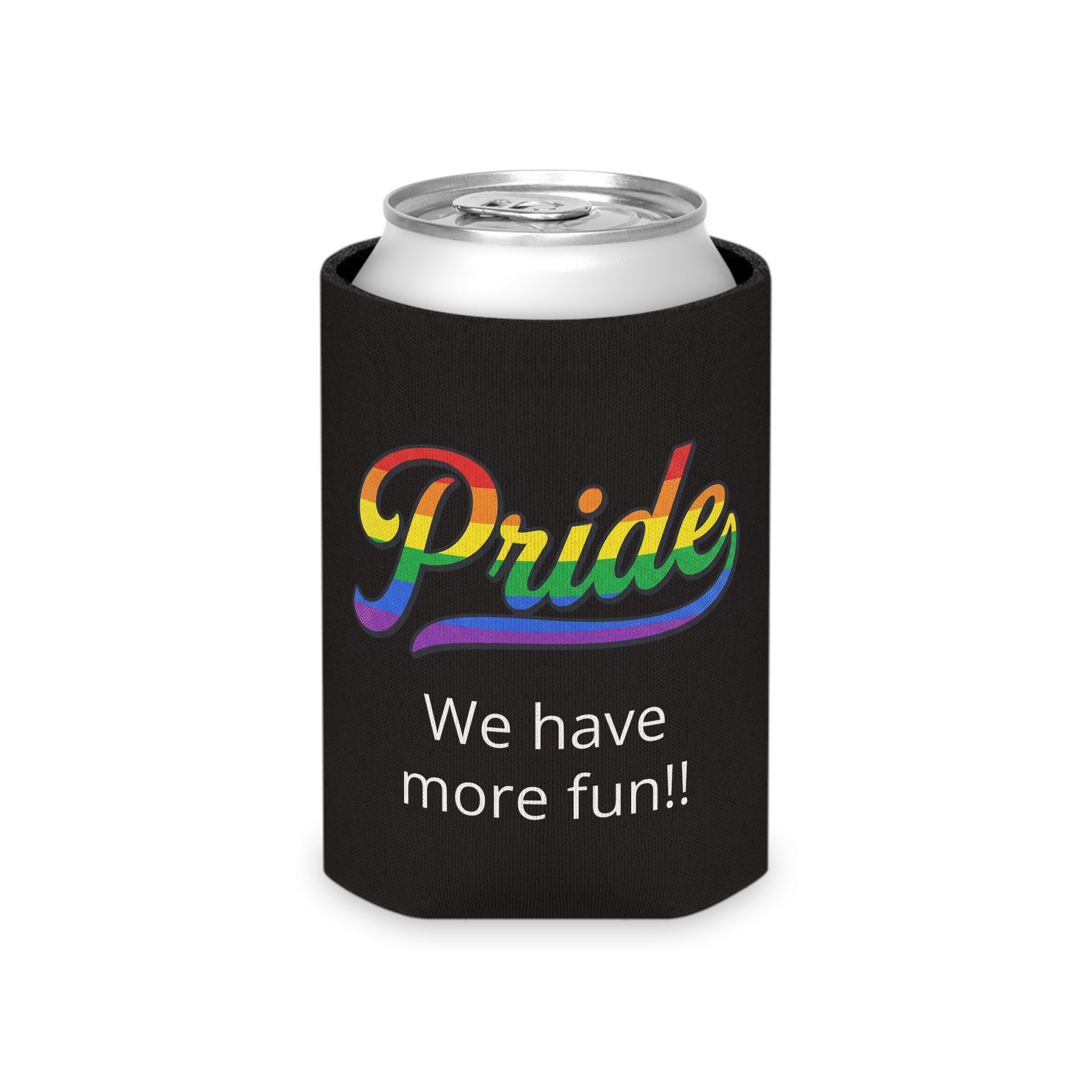 Can Cooler - Customizable "Pride" Rainbow Can Koozie