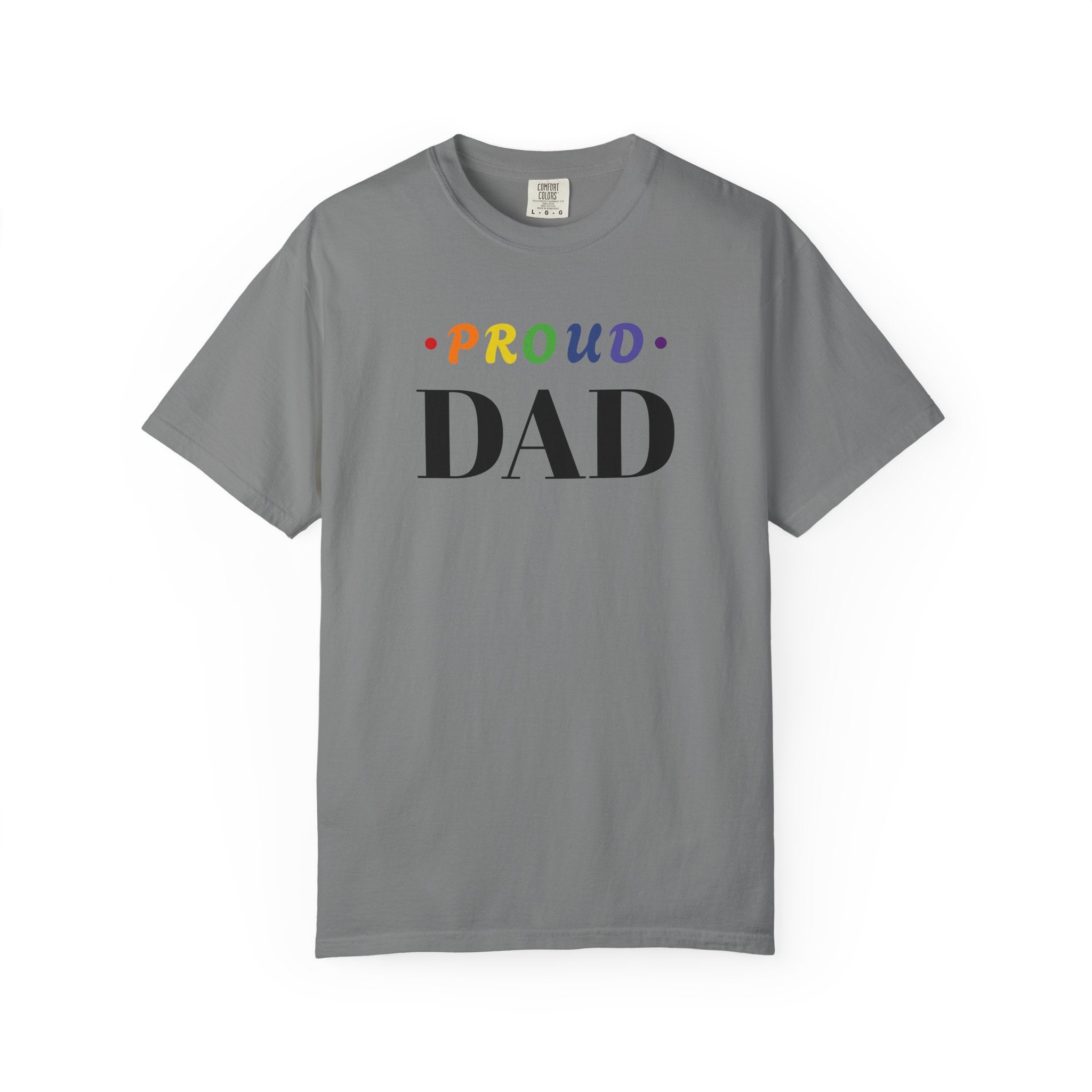 Proud Dad T-Shirt — Rainbow Pride Father Tee