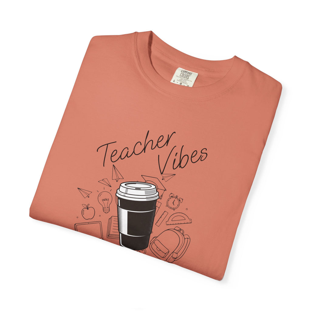 Teacher Tee Doodle T-shirt | School Supplies Illustration