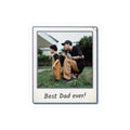 Personalizable Words and Photo Vintage Polaroid Kiss-Cut Vinyl Sticker