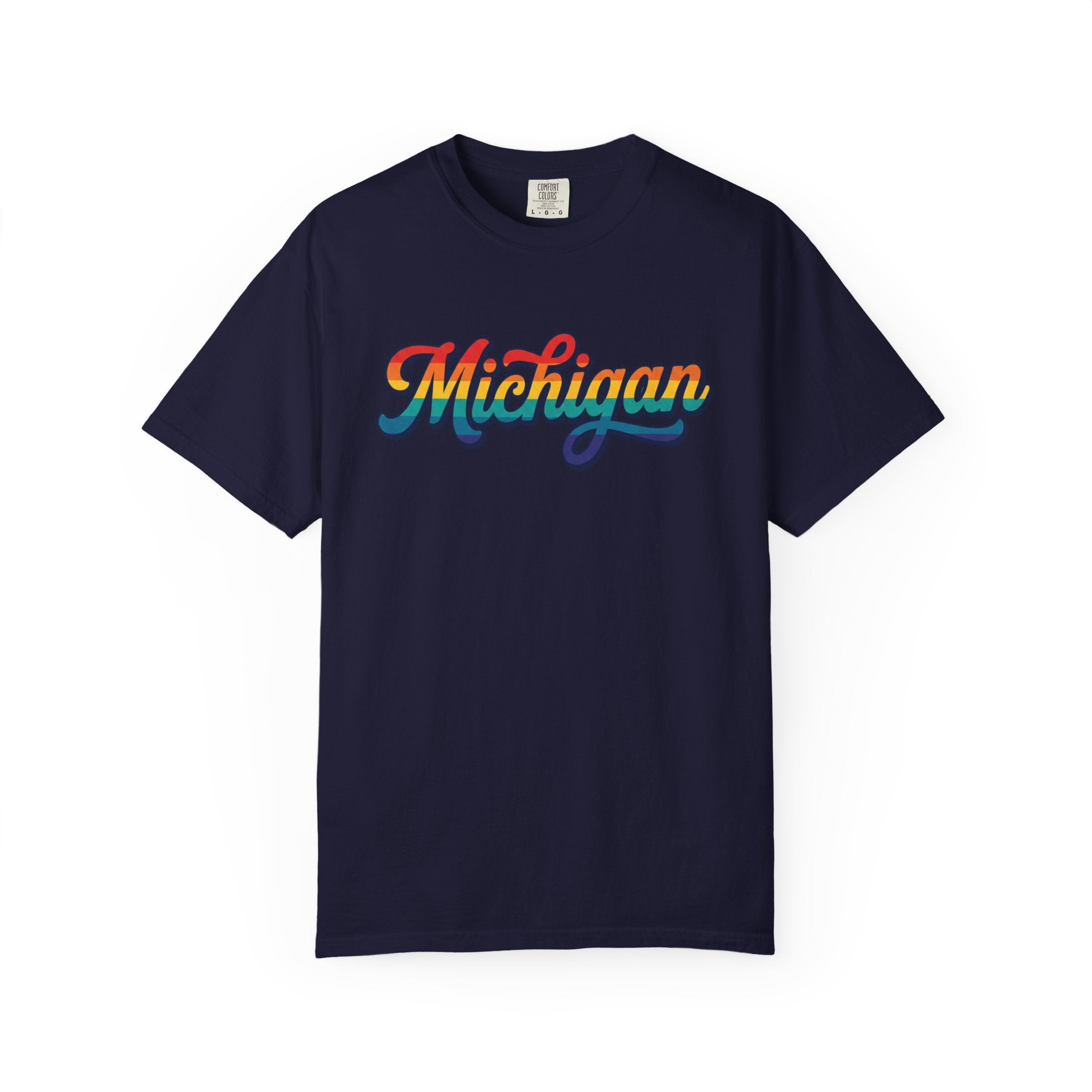 Rainbow Pride Michigan T-shirt | State Shirt