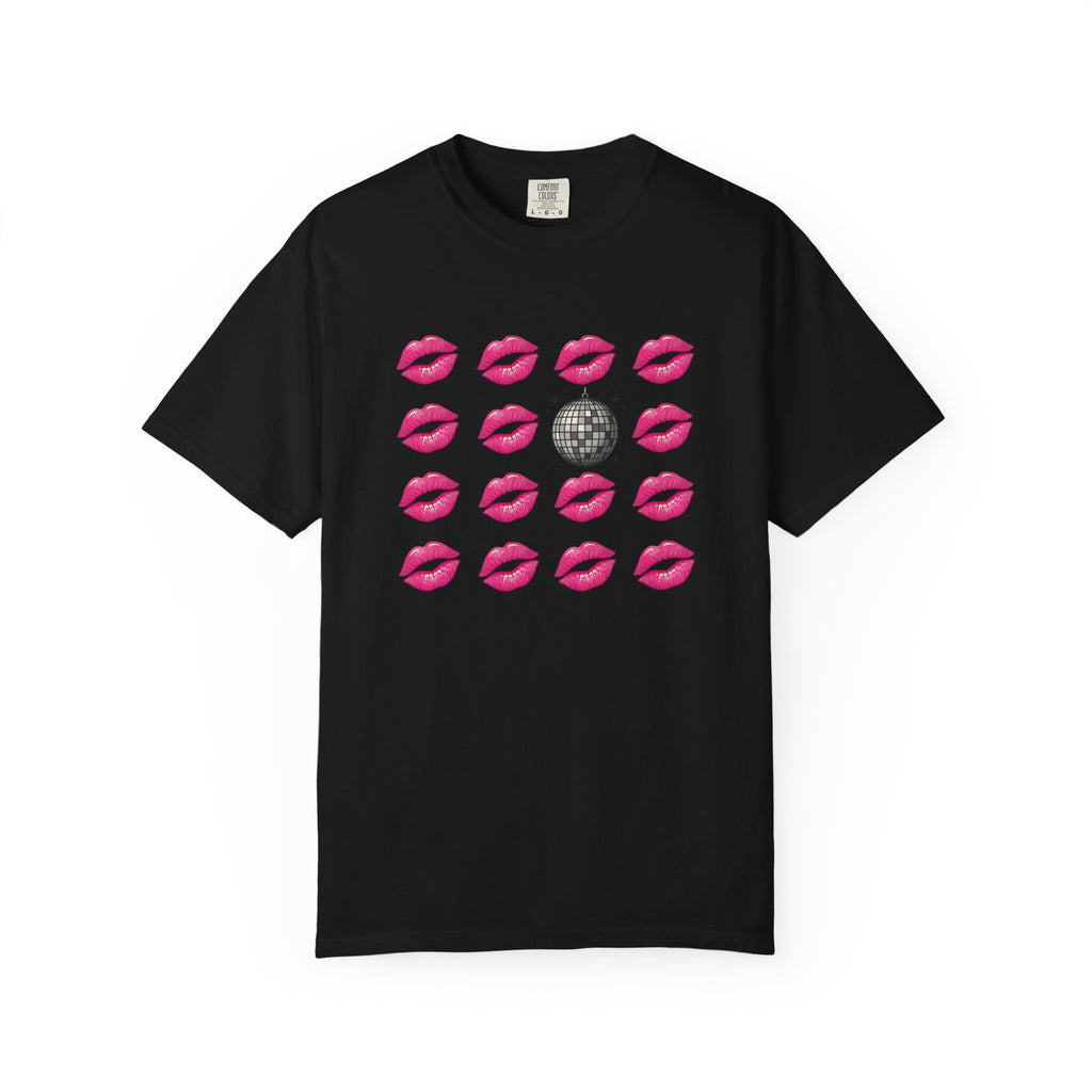 Kiss Kiss Disco T-Shirt — Kiss Lip Print Tee