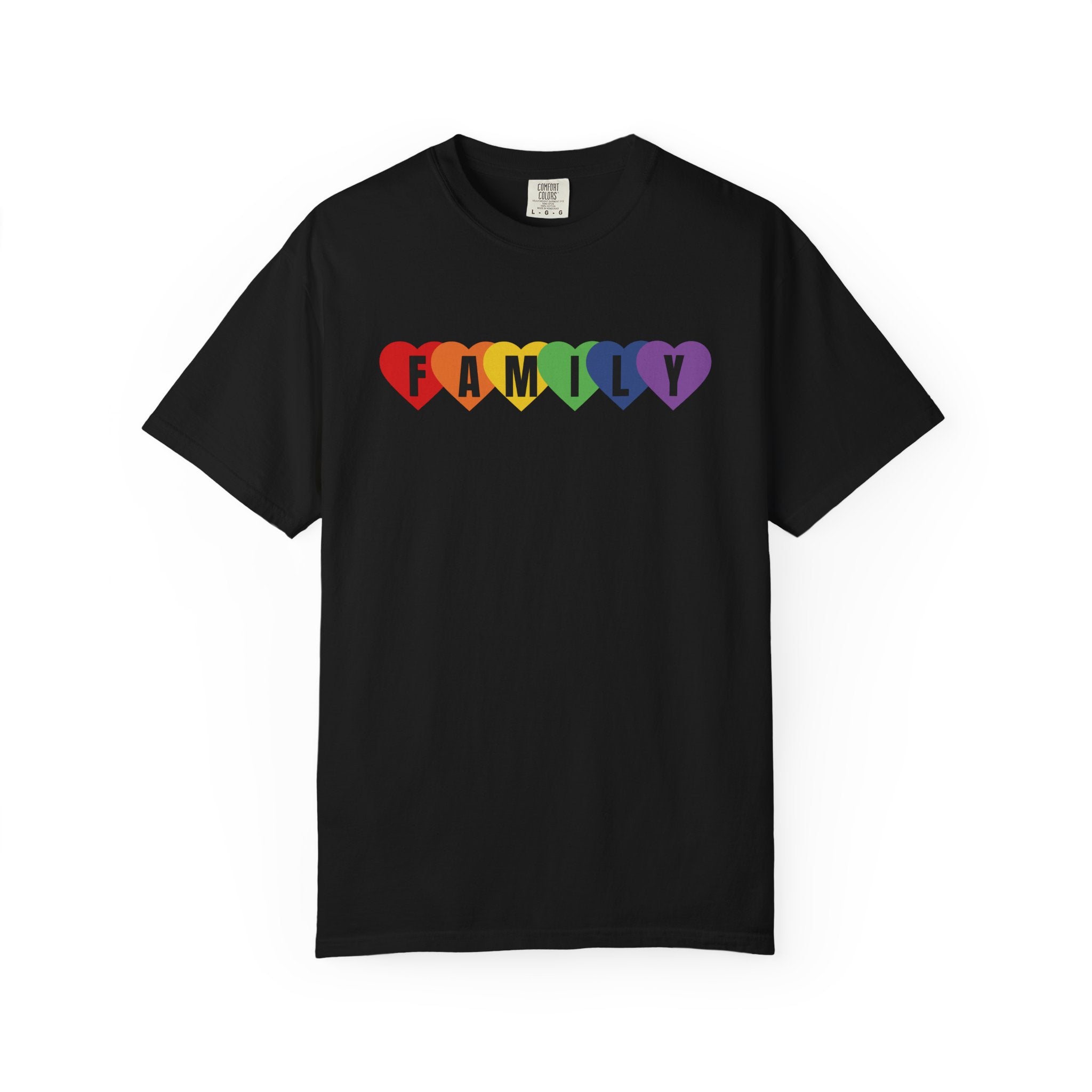 Family Rainbow Hearts T-Shirt