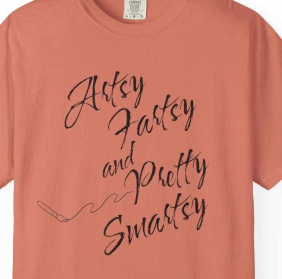 Artist T-shirt Art Teacher Tee | Script Handlettering Tee
