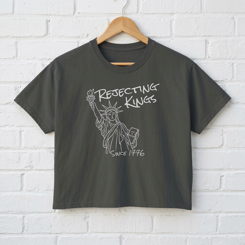 Graphic Tee — "Rejecting Kings Since 1776" Statue of Liberty Shirt