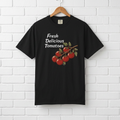 "Fresh Delicious Tomatoes" Garden Graphic Tee — Tomato Vine Resist T-Shirt