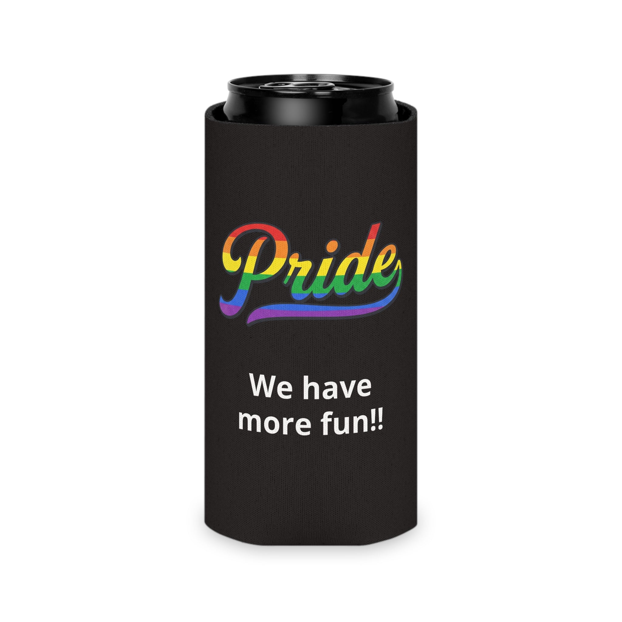 Can Cooler - Customizable "Pride" Rainbow Can Koozie