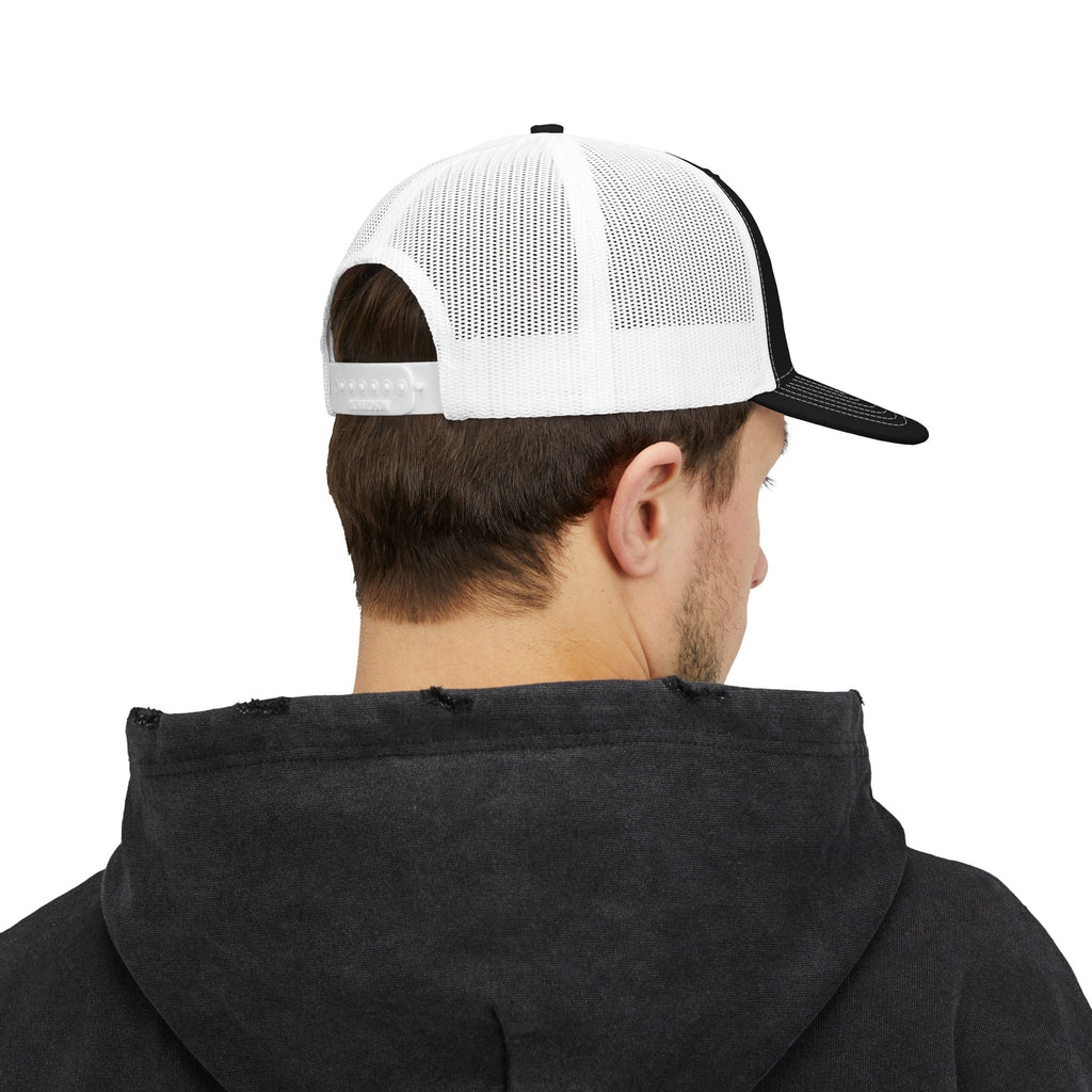 Ohio Rainbow Script Trucker Cap