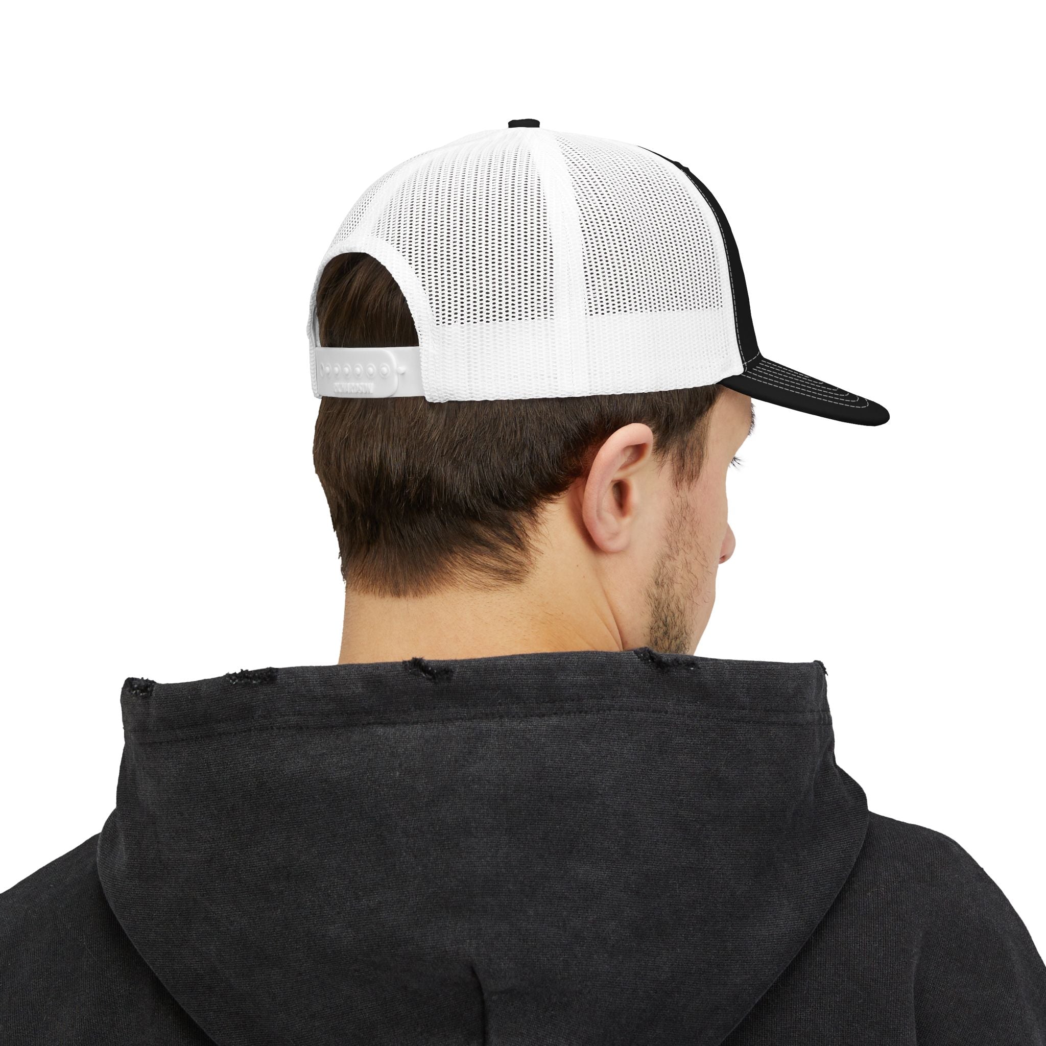 Ohio Rainbow Script Trucker Cap