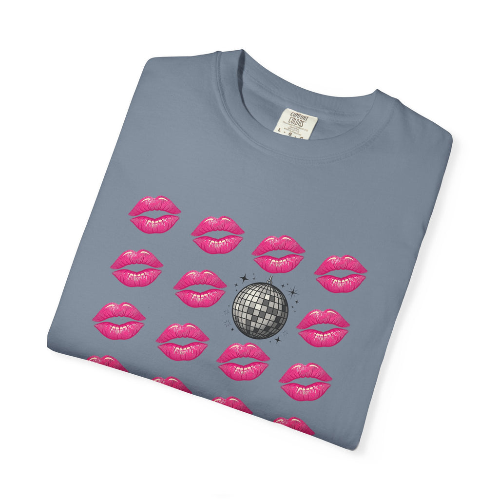 Kiss Kiss Disco T-Shirt — Kiss Lip Print Tee