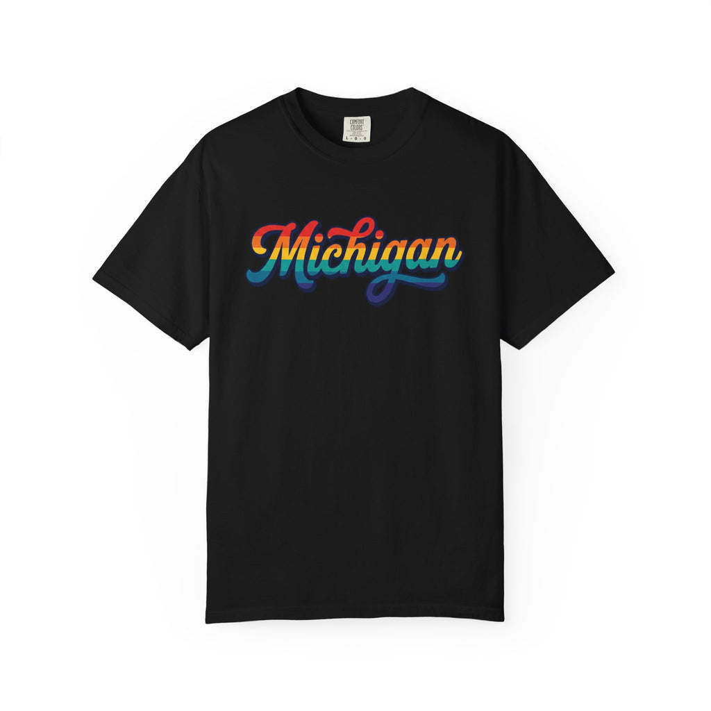 Rainbow Pride Michigan T-shirt | State Shirt