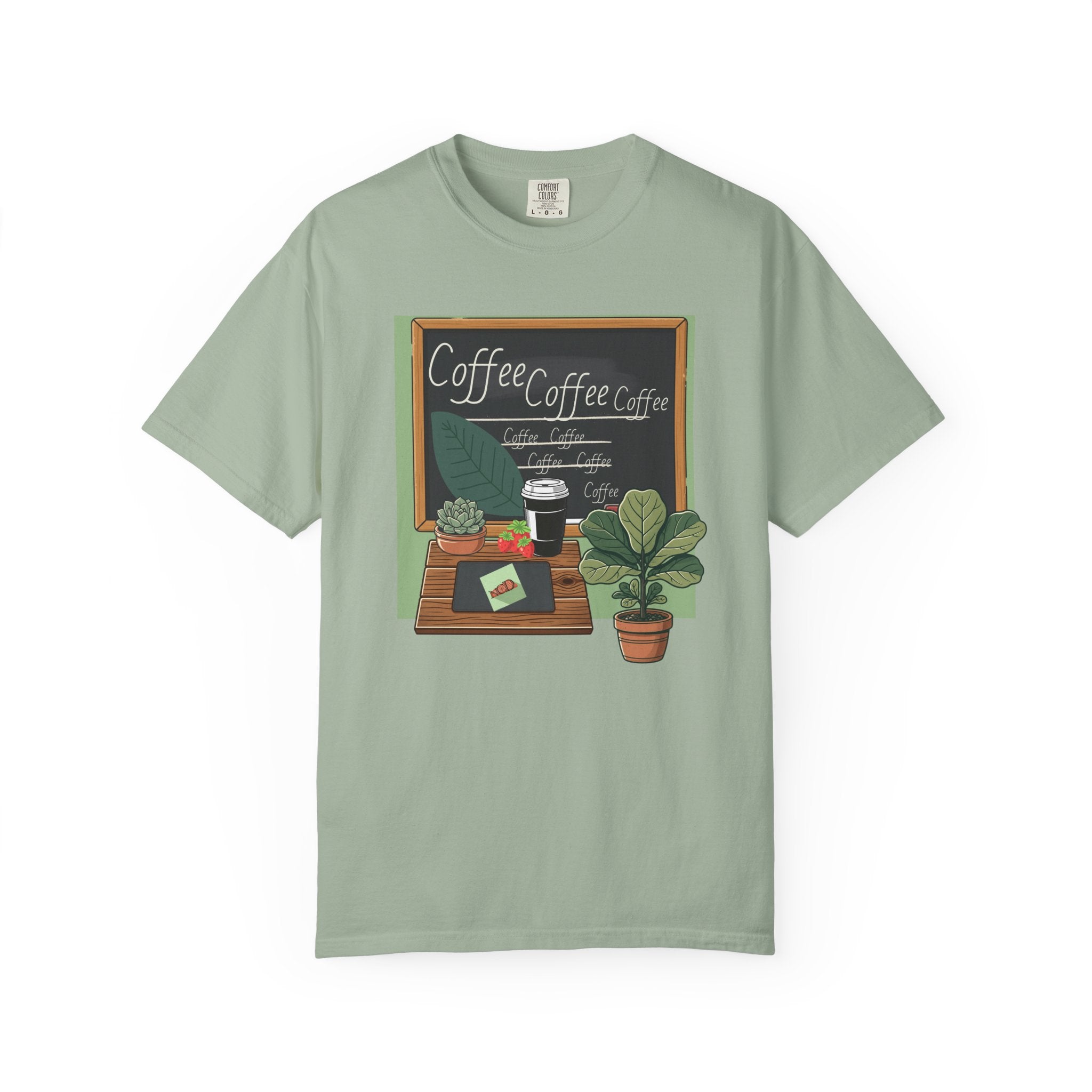 Coffee Shop Chalkboard Teacher T‑Shirt — Cozy Café Design