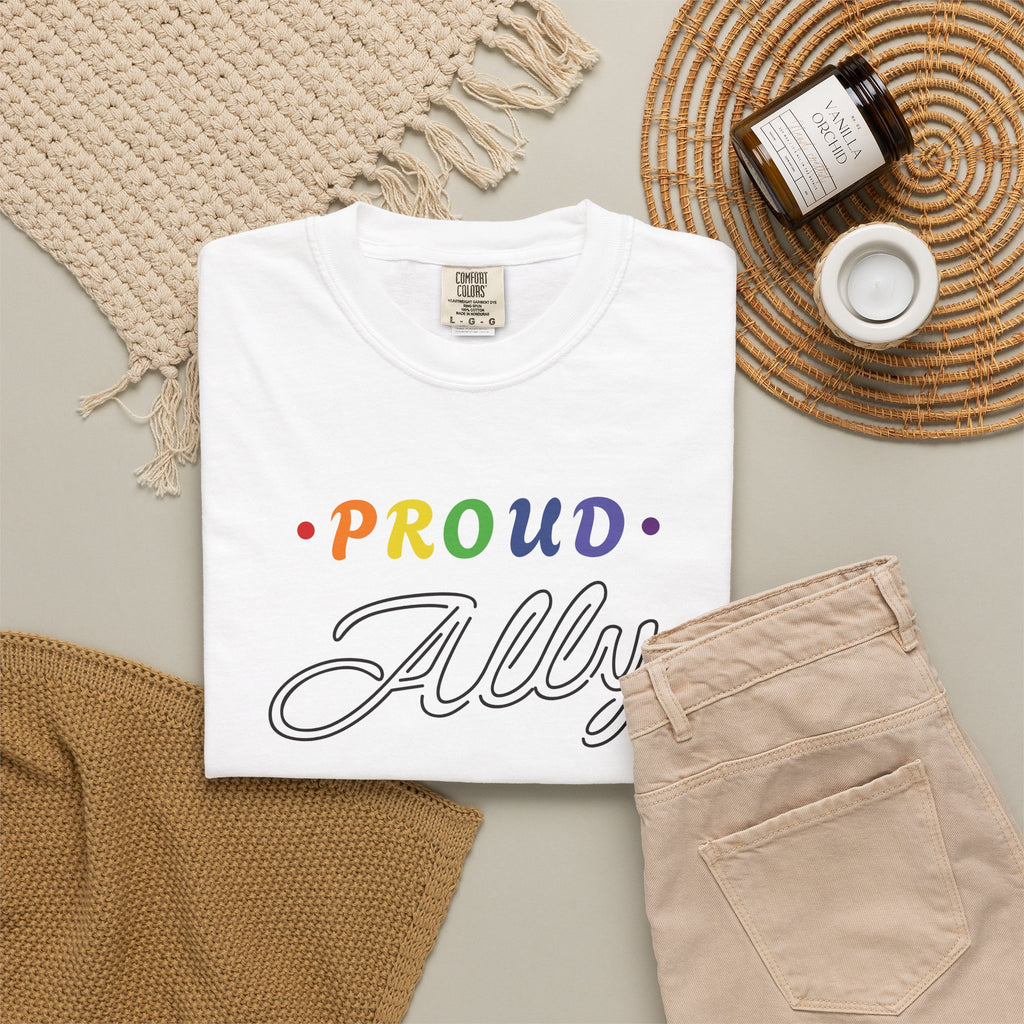 Proud Ally T-Shirt — Rainbow Pride Friend Tee