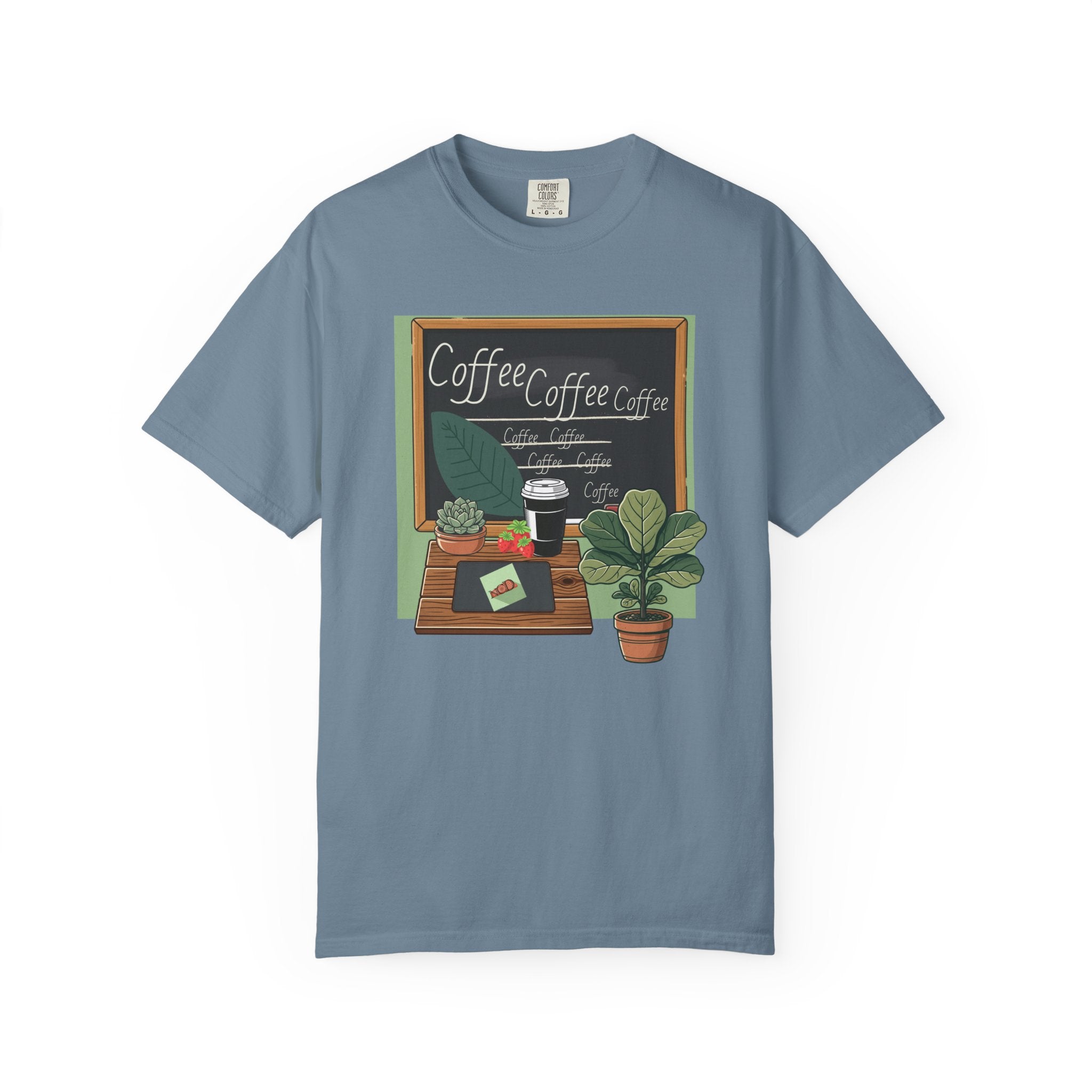 Coffee Shop Chalkboard Teacher T‑Shirt — Cozy Café Design