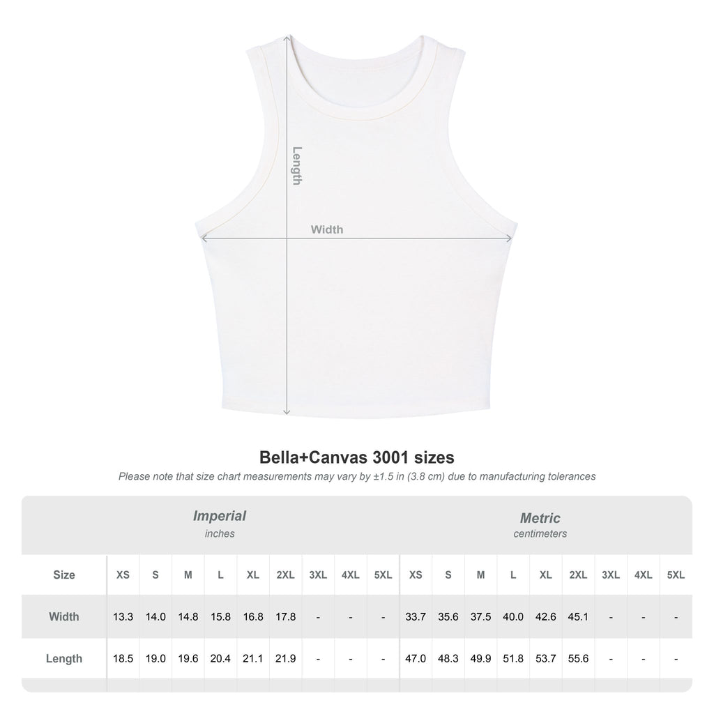 Leon? Bubble Text Tank Top | Cropped Ribbed Racer Tank