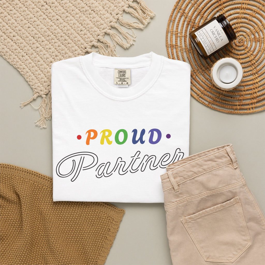 Proud Partner T-Shirt — Rainbow Pride Tee