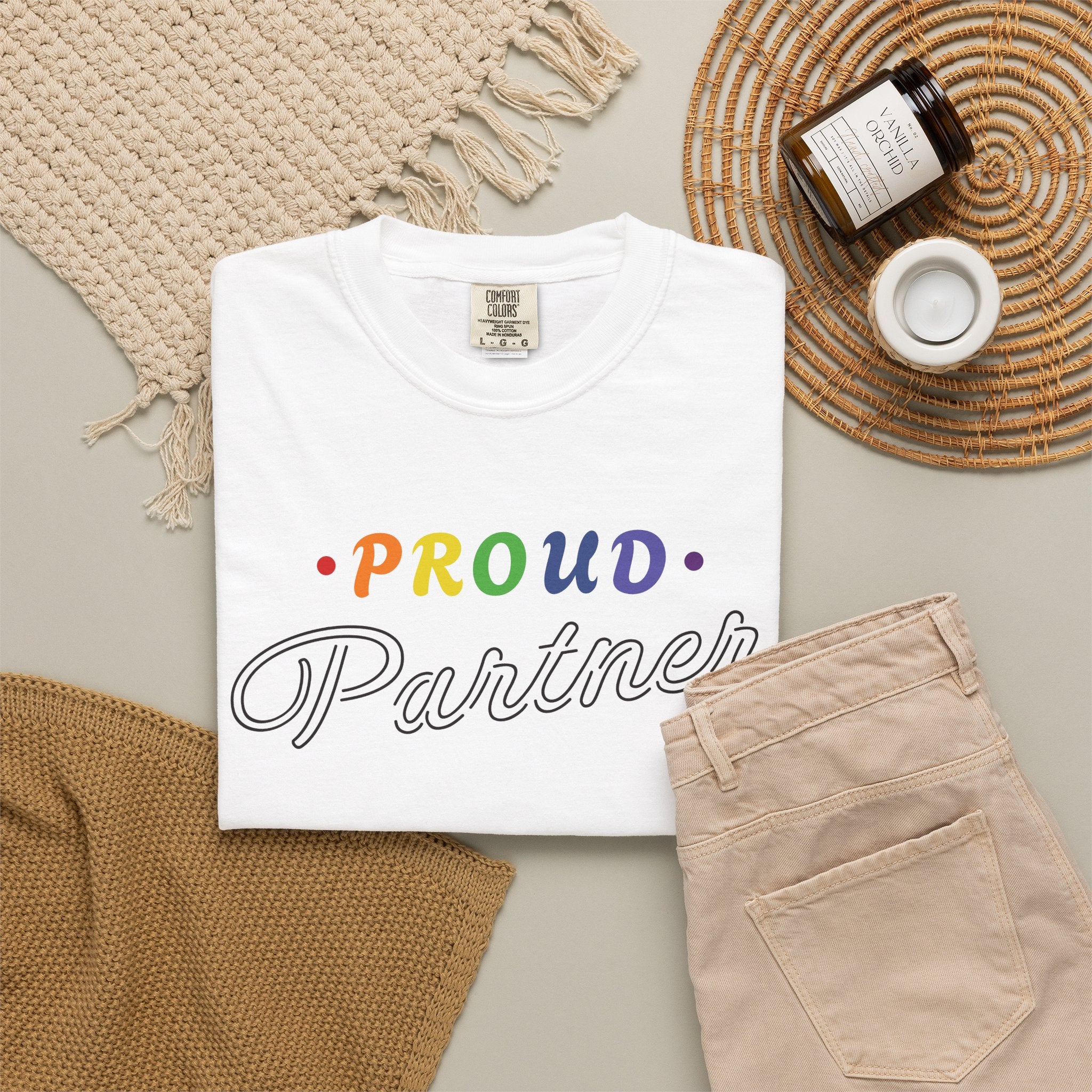 Proud Partner T-Shirt — Rainbow Pride Tee