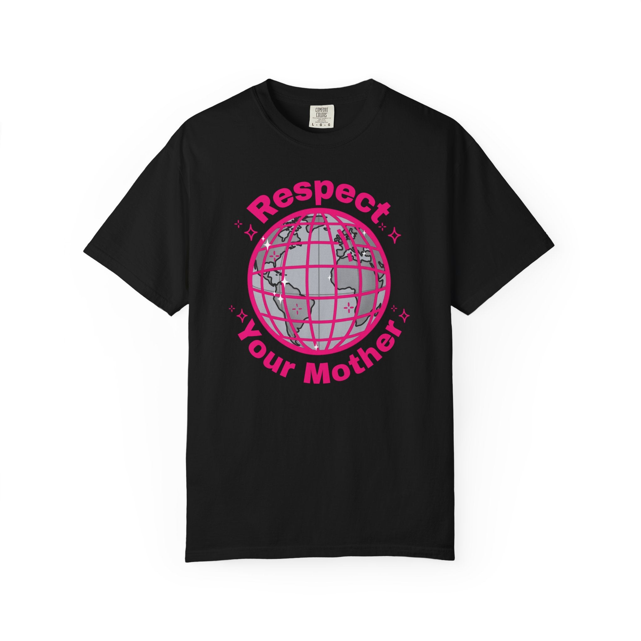 Respect Your Mother T-Shirt — Earth Disco Globe Environmental Awareness Tee