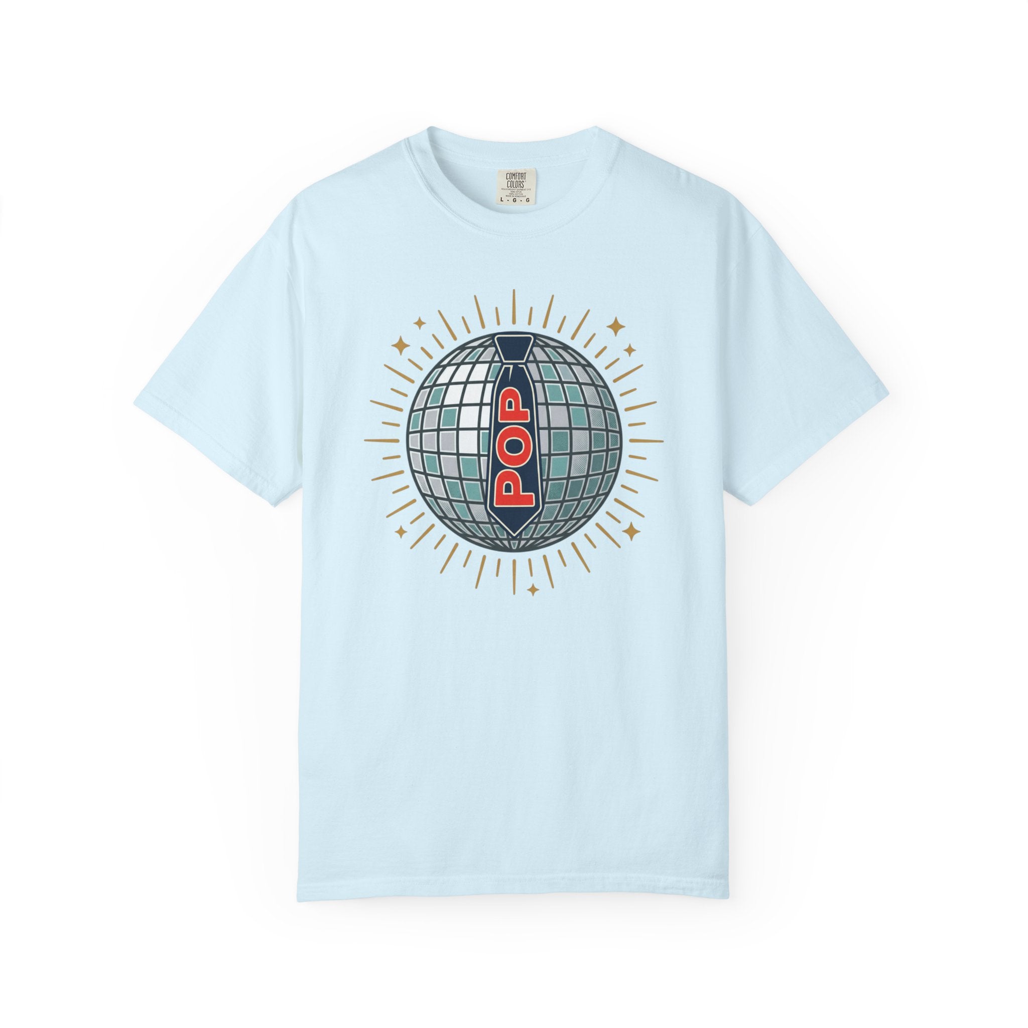 Retro Disco Mirrorball POP T-Shirt | Disco Concert Tee