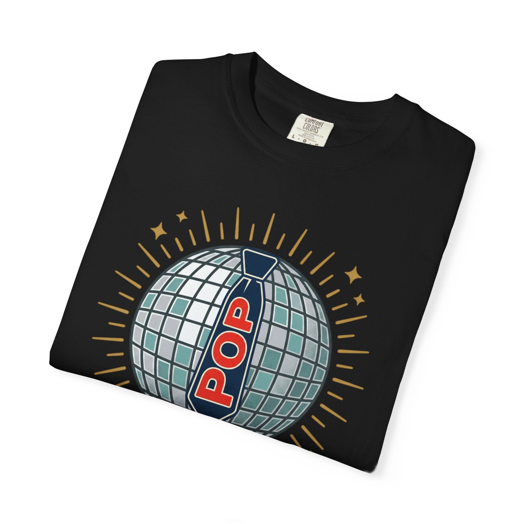 Retro Disco Mirrorball POP T-Shirt | Disco Concert Tee