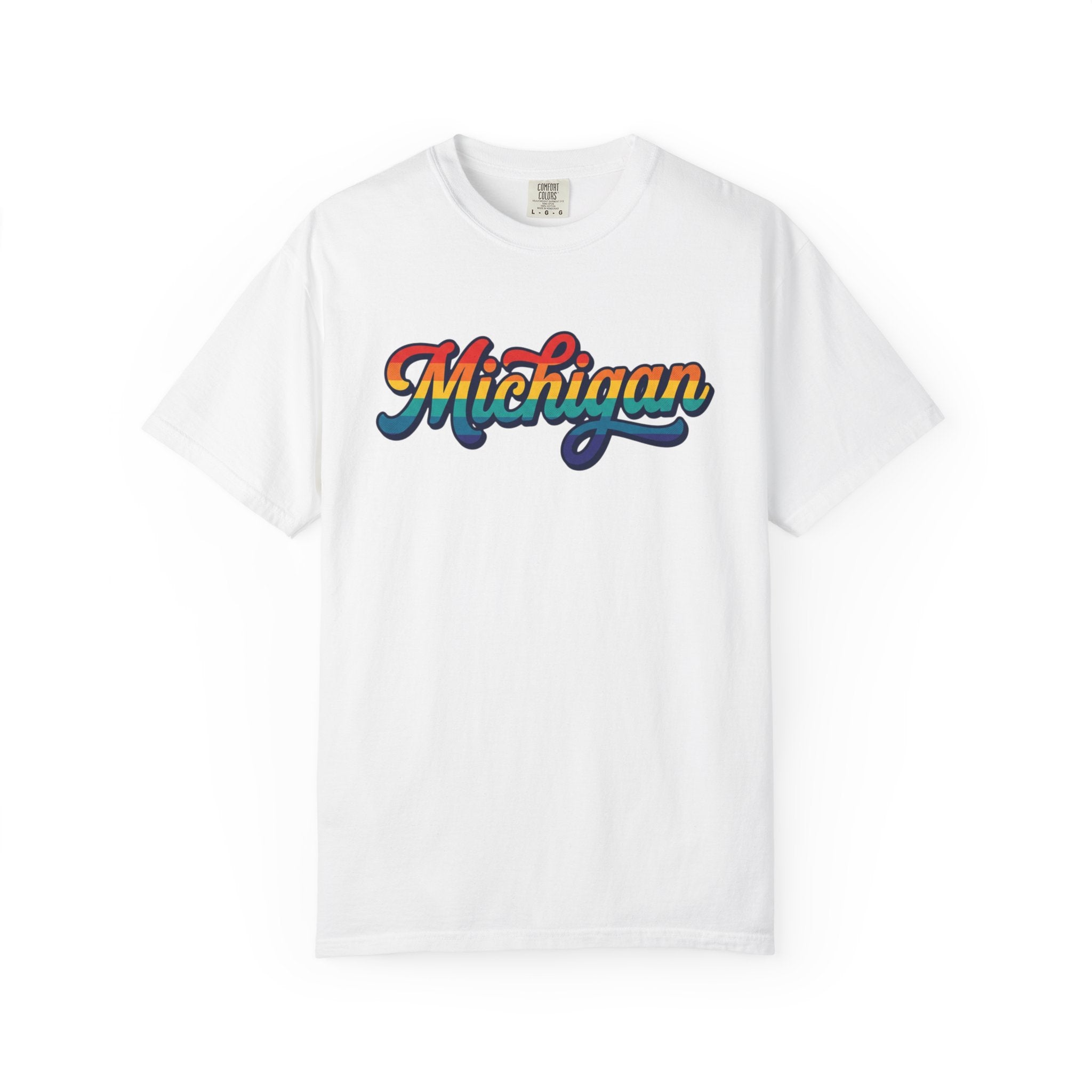 Rainbow Pride Michigan T-shirt | State Shirt